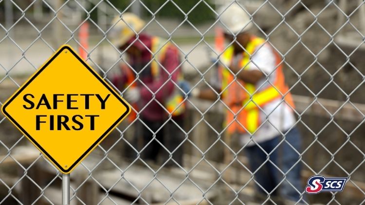 On construction sites, safety is always first.