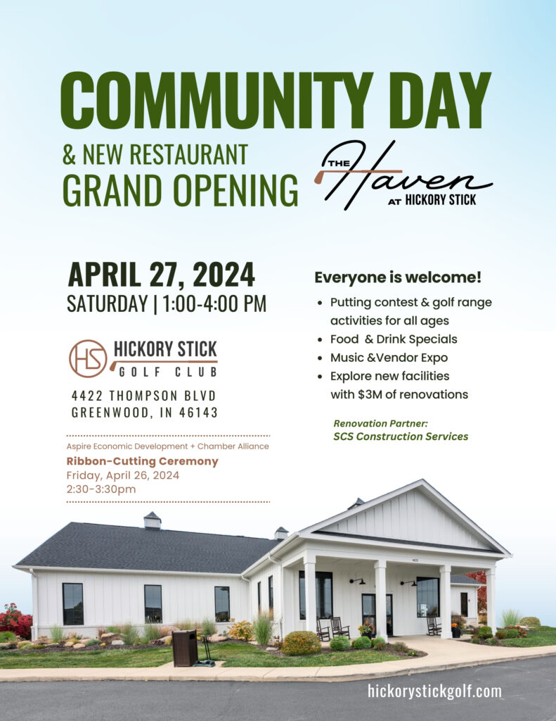 SCS Construction Showcasing The Completion of Extensive Renovations at Hickory Stick Golf Club with a Golf Community Day + Ribbon Cutting + Grand Opening of The Haven at Hickory Stick