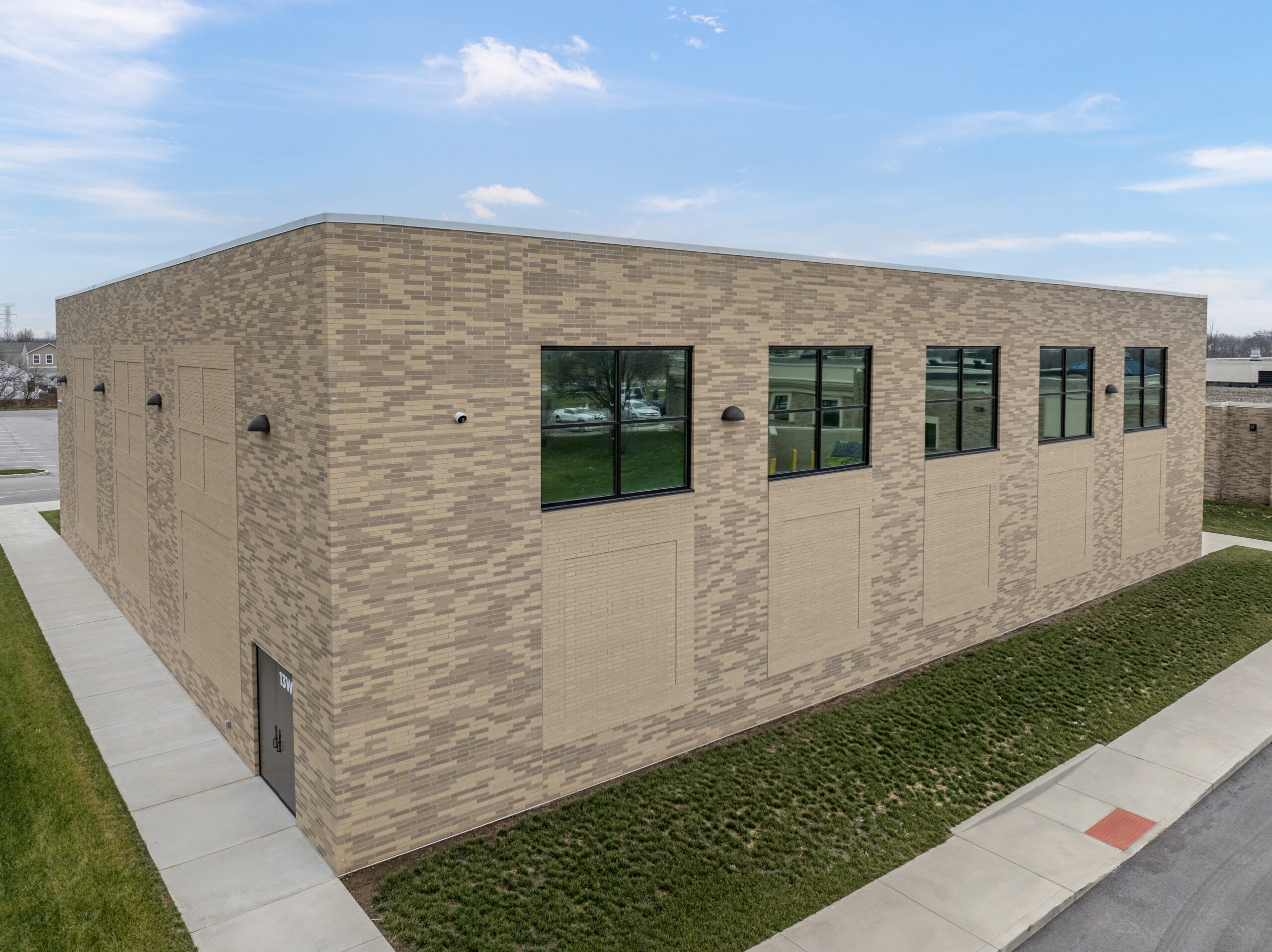 Aerial view of Grassy Creek Elementary School