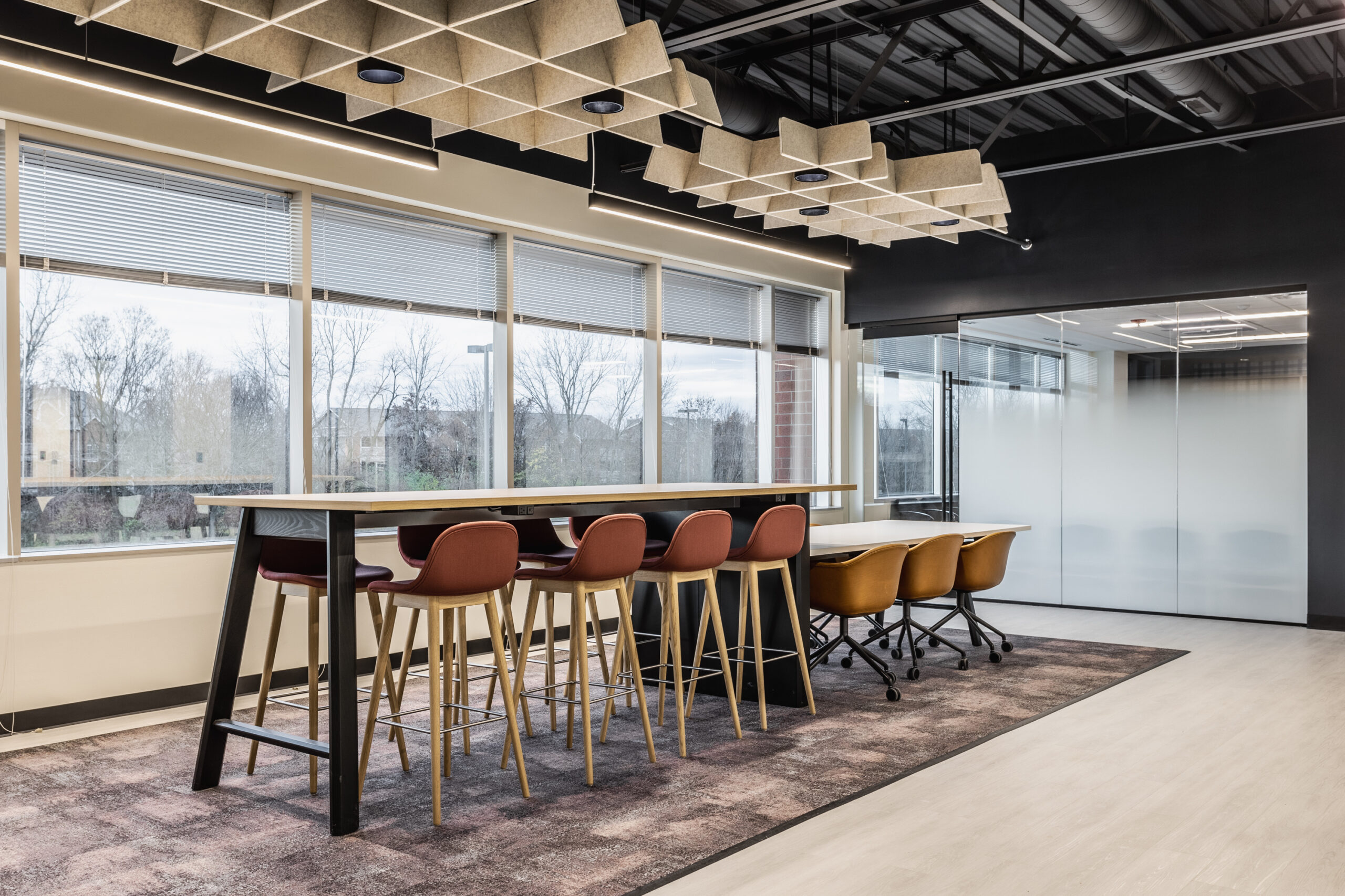EffecTV contemporary workplace interior in Indianapolis