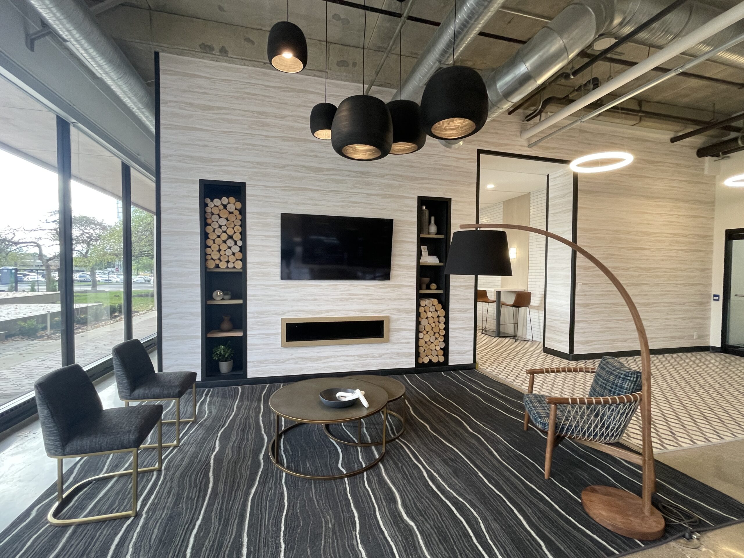 Thrive Amenity Center interior at Keystone at the Crossing